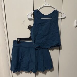 Trac Blue Two-Piece Set